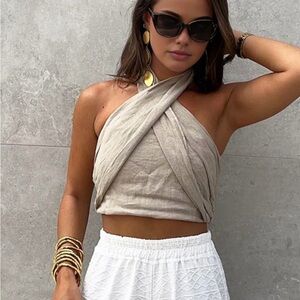 BRAND NEW Criss Cross halter top
